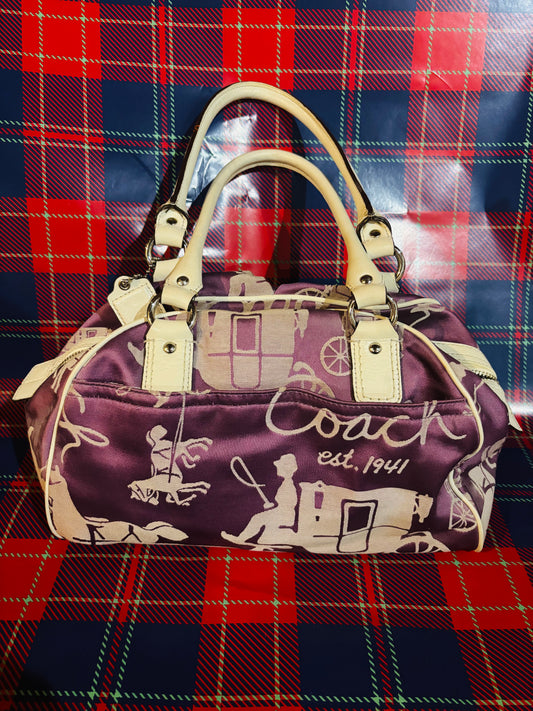 Vintage Purple Coach